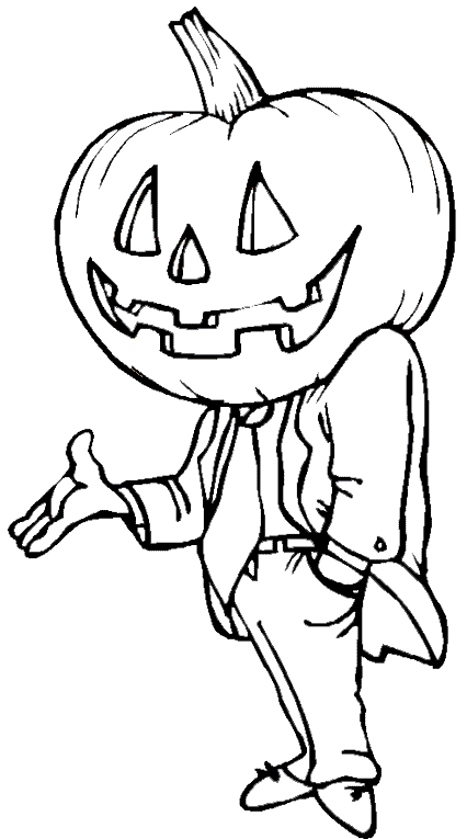 Plansa de colorat cu Halloween 57 116